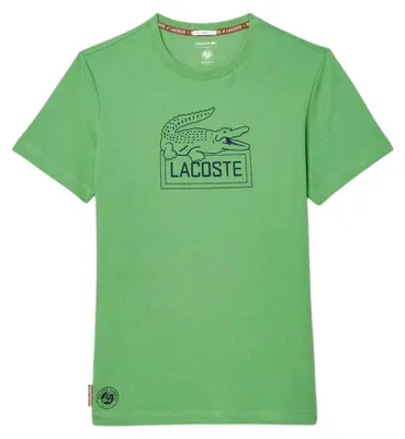 Produktbild von Lacoste - "Roland Garros Edition" T-Shirt für Herren/Damen Uni, Regulär GT22066 (XS) (Grün)