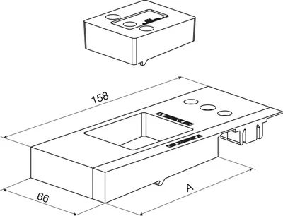 Image de GU Thermostep Kit de raccords d'angle pour cadre en bas IV68
