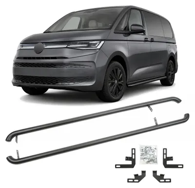 Obrázok produktu pre J&J Automotive Bočné nerezové rámy pre VW Transporter T7 2024-vyššie čierne