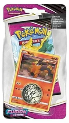 Immagine prodotto di Pokemon Fusion Strike: Tepig 1-Pack Blister