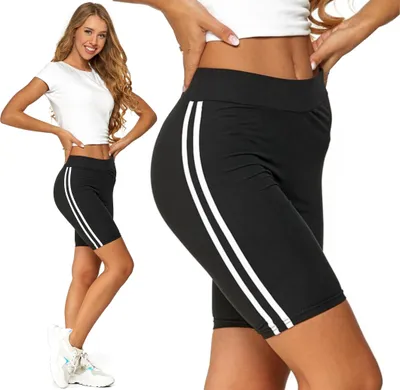 Produktbild von Leggings Kurz Highwaist Bedeckend Leopard Druck Bequem MORAJ L/XL