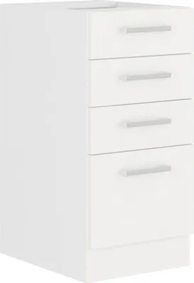 Produktbild von EKO White Unterschrank 40 Weiss matt Küchenzeile Küchenblock Küche Einbauküche