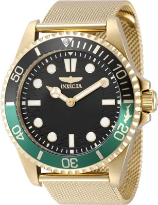 Zdjęcie produktu dla Invicta Pro Diver 49692 Zegarek Męski - Mechanizm Kwarcowy - Stal Nierdzewna z Czarną Tarcza - 43 mm