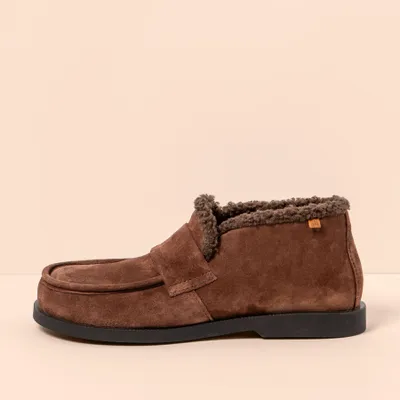 Image de El Naturalista Bottines pour Femme N5878 SILK SUEDE CHOCOLATE / ARENISCA Couleur Marron