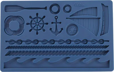 Produktbild von Silikonform, Segelboot und Meer