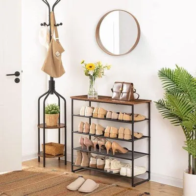 Obrázok produktu pre Regál na topánky, úložný priestor na topánky, rozmery: 75 x 28,5 x 75 cm