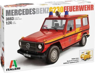 Obrázok produktu pre Model Kit auto 3663 - Mercedes G230 Feuewehr (1:24)