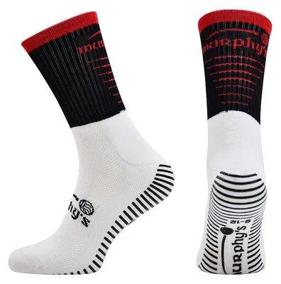 Produktbild von Murphy's Sportsocken Pro Mid Grip schwarz-rot für Erwachsene - Anti-Rutsch