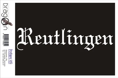 Produktbild von Aufkleber / Autoaufkleber - JDM / Die cut / Auto / OEM - Stadt Recklinghausen - 200x50mm pink - Heckscheibe / Heckscheibenaufkleber
