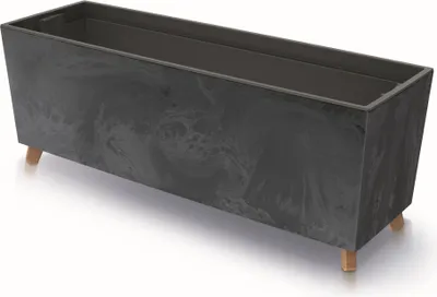 Obrázok produktu pre kvetináč truhlík 77cm URBI CASE BETON EFFECT N DUC800NE-S433 antracit plastový PROSPERPLAST