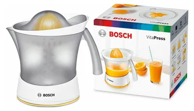 Produktbild von Bosch MCP3000N, Weiß, Gelb, 0,8 l, Kunststoff, 25 W, 220-240 V, 200 mm