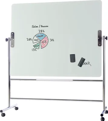 Produktbild von Bi-Office Drehbare Glastafel 120x90cm