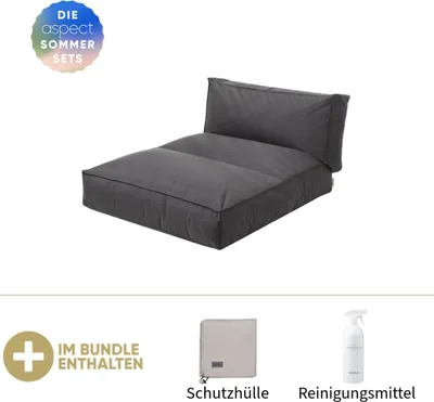 Produktbild von Blomus Outdoor-Bett -STAY- 120 x 190 cm inkl. GRATIS Schutzhülle & Reinigungsmittel Coal