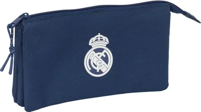 Produktbild von Dreifaches Mehrzweck-Etui Real Madrid C.F. Marineblau 22 x 12 x 3 cm