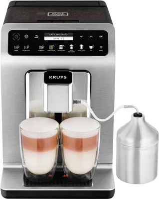 Produktbild von Krups Evidence Plus Kaffeevollautomat EA894T, Espressomaschine, 2,3 l, Eingebautes Mahlwerk, 1450 W, Titan