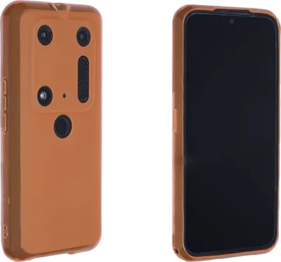 Obrázek produktu pro caseroxx ochranný obal TPU kryt kompatibilný s Cat S53, gumená taška na mobilný telefón oranžová