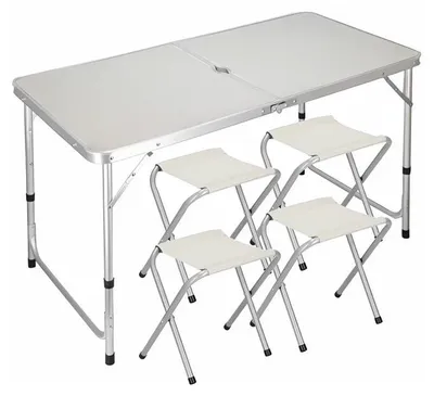 Obrázek produktu pro Verk 14469 Skládací kempingový set pro 4 osoby béžový