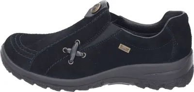 Produktbild von Rieker Damen Slipper Echtleder schwarz, Damen:41 EU