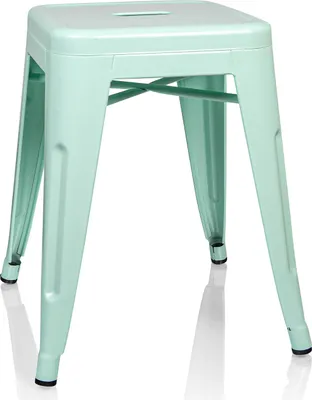 Produktbild von hjh OFFICE Bistrohocker VANTAGGIO Metall Hocker bis 150 kg belastbar Sitzhöhe 46 cm