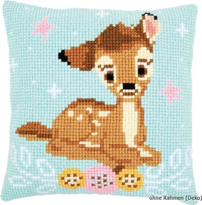 Produktbild von Vervaco Kreuzstich-Kit Disney Bambi Kissen