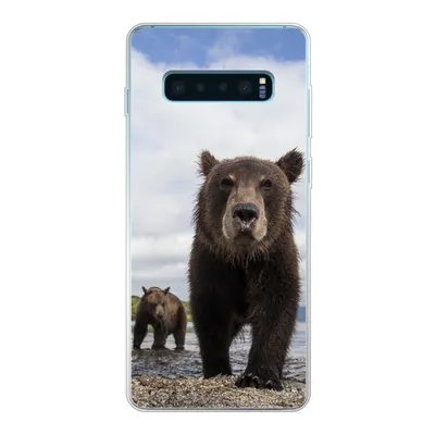 Produktbild von MuchoWow® Handyhülle Schutzhülle Hülle für Samsung Galaxy S10 Lite Bär - Küste - Wasser Silikon Softcase Handy Hülle - Schutz