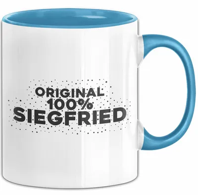 Produktbild von Siegfried Tasse Original 100% Siegfried Geschenk (Blau)