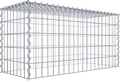 Produktbild von Anbaugabione Typ 3 100 cm x 50 cm x 40 cm (L x H x T), Maschenweite 5 cm x 10 cm, Spirale