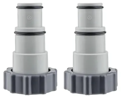 Immagine prodotto di Adattatori per piscina, 2 pezzi, connettori per tubi da 32-38 mm, adatti a pompe con attacco a filettatura