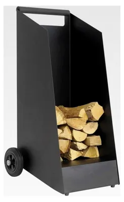 Produktbild von Kaminholzwagen in Schwarz