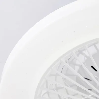Produktbild von Brilliant G80925/05 Siano LED Deckenleuchte 48 cm mit Ventilator weiß Kunststoff/Metall weiß LED integriert