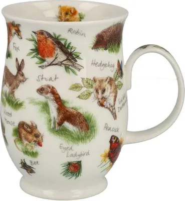 Image de Gobelet Suffolk, "Animal Life" - choix de motifs : Motif (A)