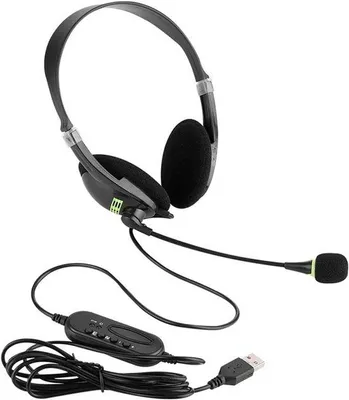 Produktbild von Leichtes USB-Headset mit Mikrofon für Büro und Callcenter