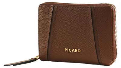 Image de PICARD porte-monnaie Chic Way 1 Zip Around Wallet Cognac brun