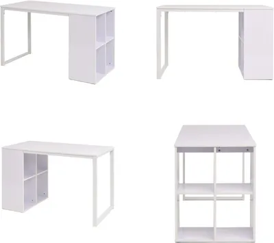 Produktbild von vidaXL Schreibtisch 120×60×75 cm Weiß - Schreibtisch - Schreibtische - Bürotisch - Bürotische