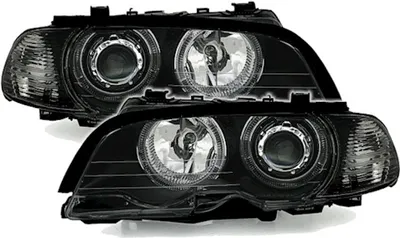 Produktbild von Eagle Eyes Angel Eyes Scheinwerfer für 3er BMW E46 Coupe Cabrio, Bj. 1999-8/2001