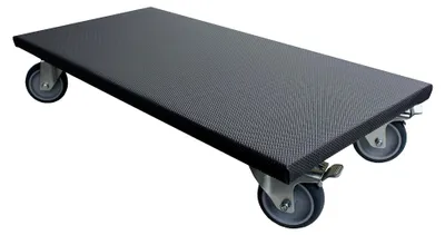 Produktbild von Transportroller 200 kg Möbelroller 300x600 mm Rollbrett Allzweckroller mit Gummirädern