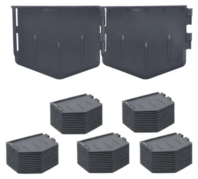 Produktbild von Kunststoff-Rasenkanten-Set - Flexible Gartenbegrenzung