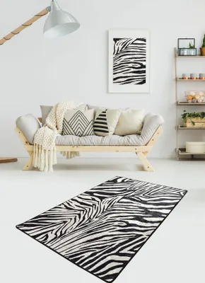 Zdjęcie produktu dla Conceptum Hypnose, zebra, dywan, wielokolorowy, poliester, 160 x 230 cm