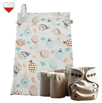 Produktbild von PUL Mint Balloons NappiMe Wickeltaschen