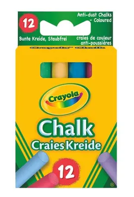 Obrázok produktu pre Crayola - Chalk Colored Chalk 12x