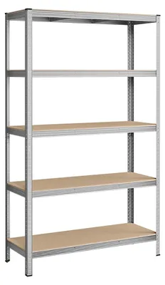 Produktbild von Garagenlagerregal – Stahl – MDF – verstellbare Regale – rostbeständig – 200 x 120 x 60 cm