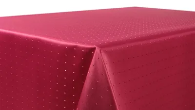 Tafelkleed Damast Stippen 110x110 cm Bordeaux