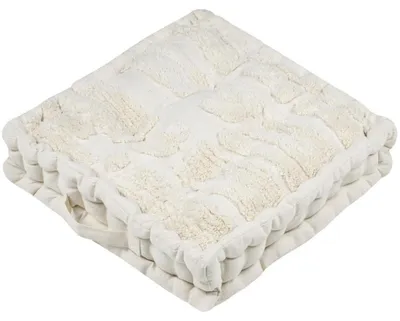 Image de Coussin de bain STOF, coussin décoratif, coussin, coussin d'accent, 45x45 cm, beige, en coton, style bohème, décoration
