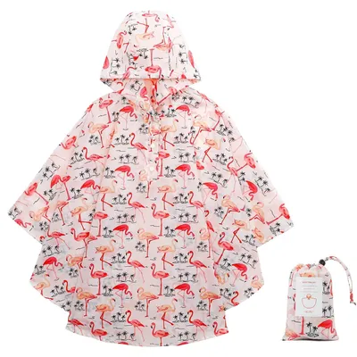 Image de Poncho de pluie imperméable pour enfants, disponible en 10 couleurs