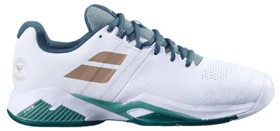 Produktbild von Babolat Propulse Blast All Court Wimbledon Tennis Tennisschuhe Sportschuhe weiss/grün 30S22867-1071, Schuhgröße:46 EU