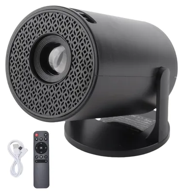 Obrázok produktu pre Projektor 1080P WiFi Bluetooth 270° nastaviteľný prenosný film pre myš, laptop, smartfón, hernú konzolu, čierny