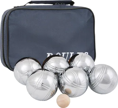 Produktbild von Small Foot 10465 Boccia inkl. Tragetasche, silber/schwarz (1 Set)