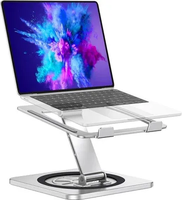 Image de Supports pour ordinateur portable en aluminium réglables avec refroidissement rapide