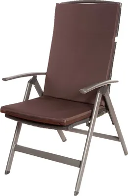Produktbild von Stuhlkissen 1er | Sitzkissen 110x47x4cm Braun | gartenkissen auf rataanmöbel | stuhlkissen outdoor | sitzkissen hochlehner
