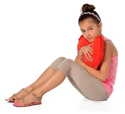 Produktbild von Kinder 3/4 Leggings in 22 Farben Baumwolle; Beige 104